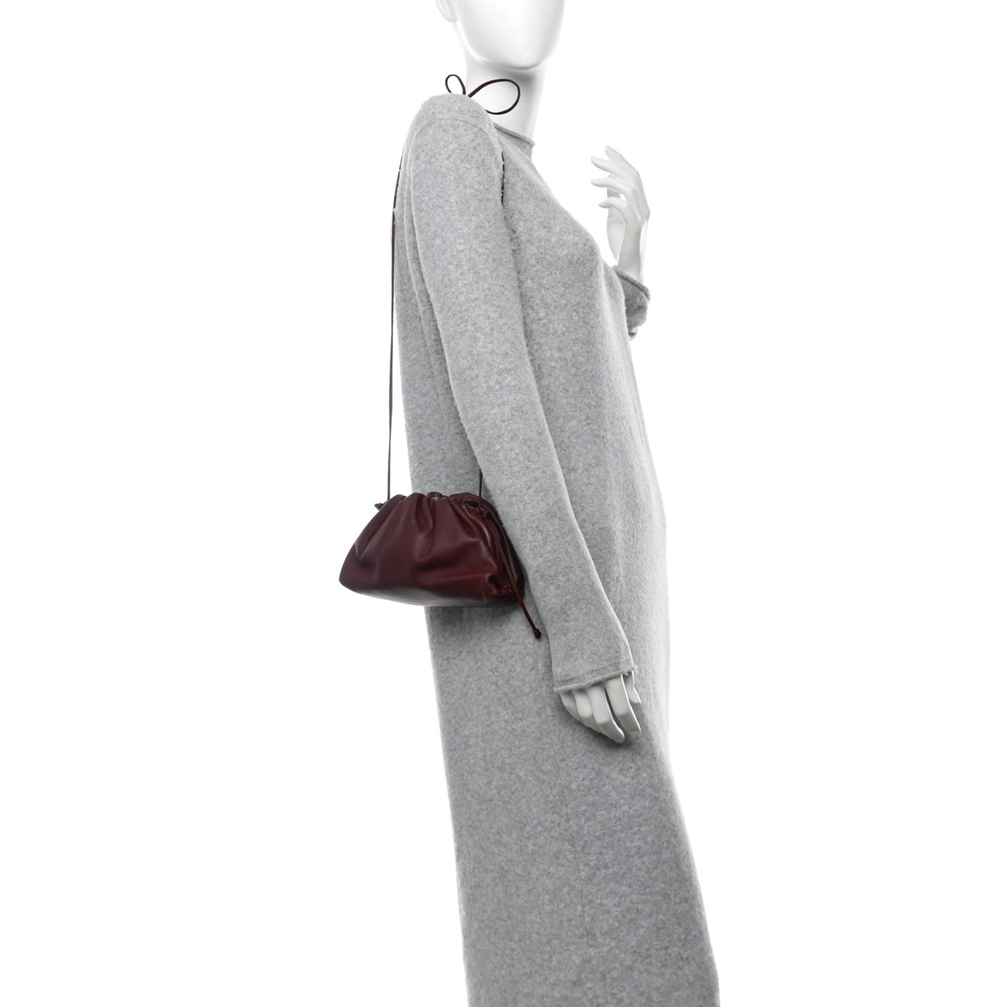 Butter Calfskin The Mini Pouch Bordeaux