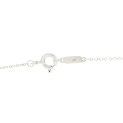 Tiffany Sterling Silver Enamel Medium Return To Tiffany Heart Pendant Necklace Blue 5 of 6