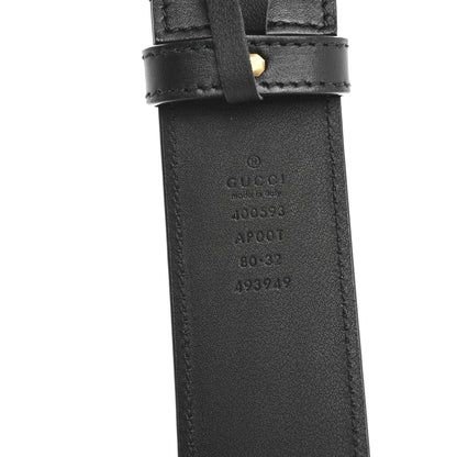 Gucci Calfskin Double G 40mm Belt 80 32 Black 5 of 7