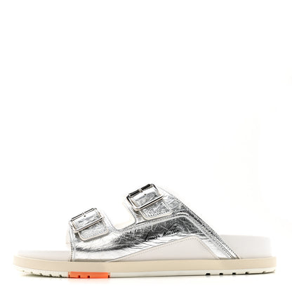 Louis Vuitton Metallic Mix Materials Mens LV Script Trainer Mules 11 Silver Multicolor 2 of 20