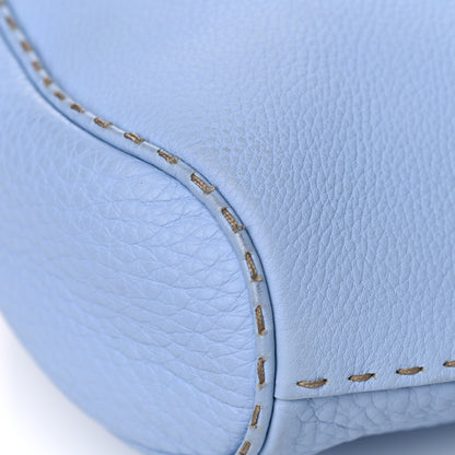 Fendi Cuoio Romano Selleria Shoulder Bag Sky Blue 9 of 10