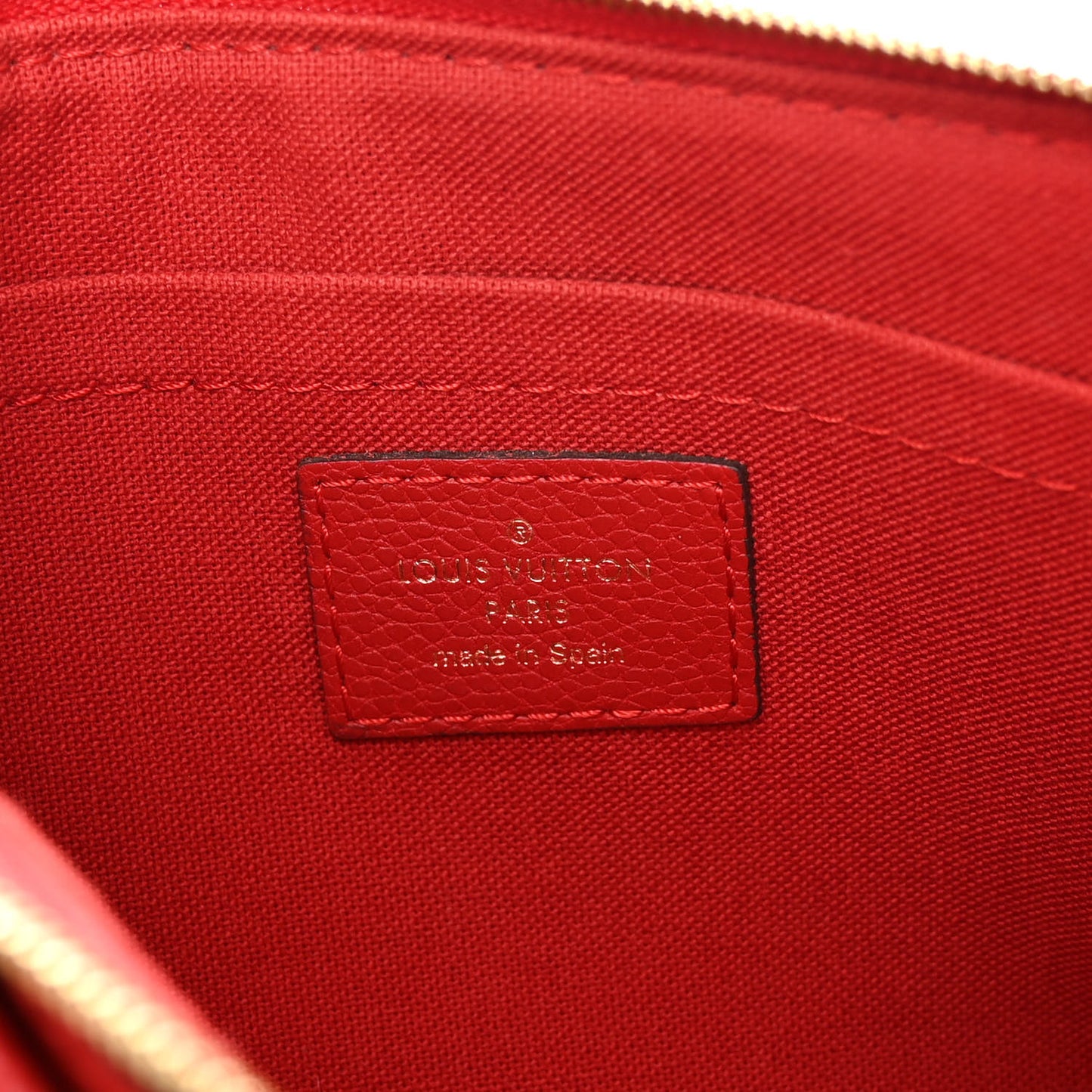 Monogram Pallas Clutch Cherry