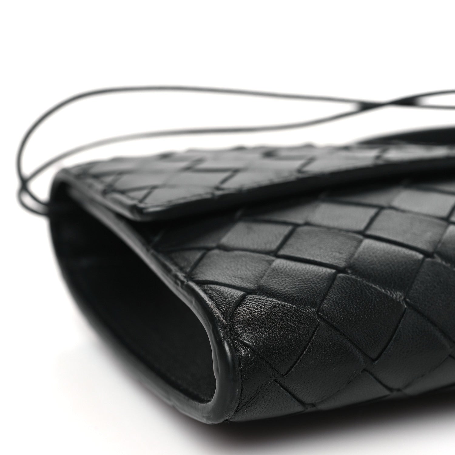 Bottega Veneta Nappa Intrecciato Long Andiamo Top Handle Clutch Fondant 8 of 9