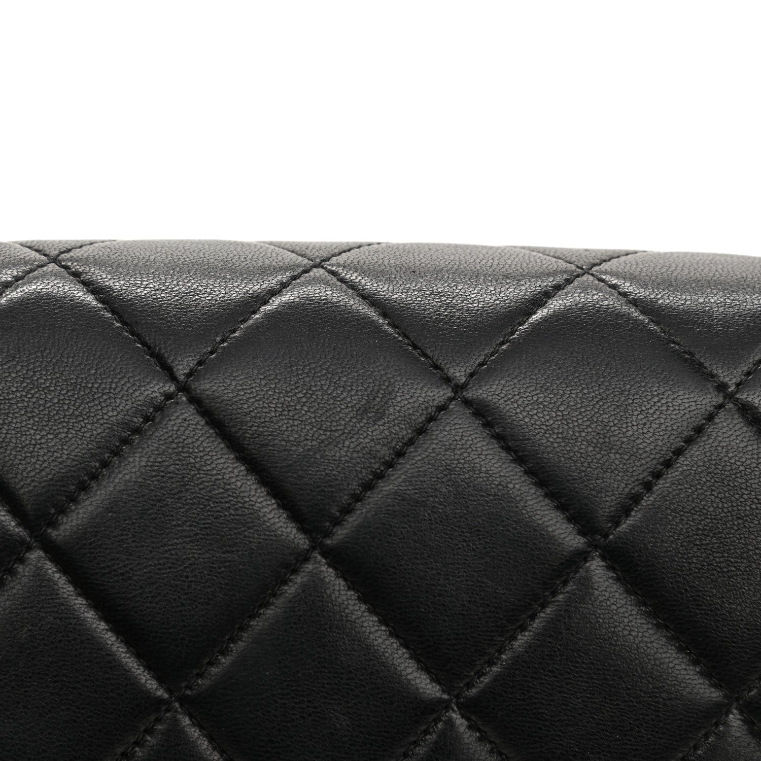 Chanel Lambskin Quilted Medium Single Flap Black 12 of 14