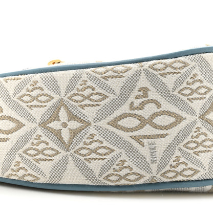 Louis Vuitton Jacquard Since 1854 Loop White Blue 9 of 9