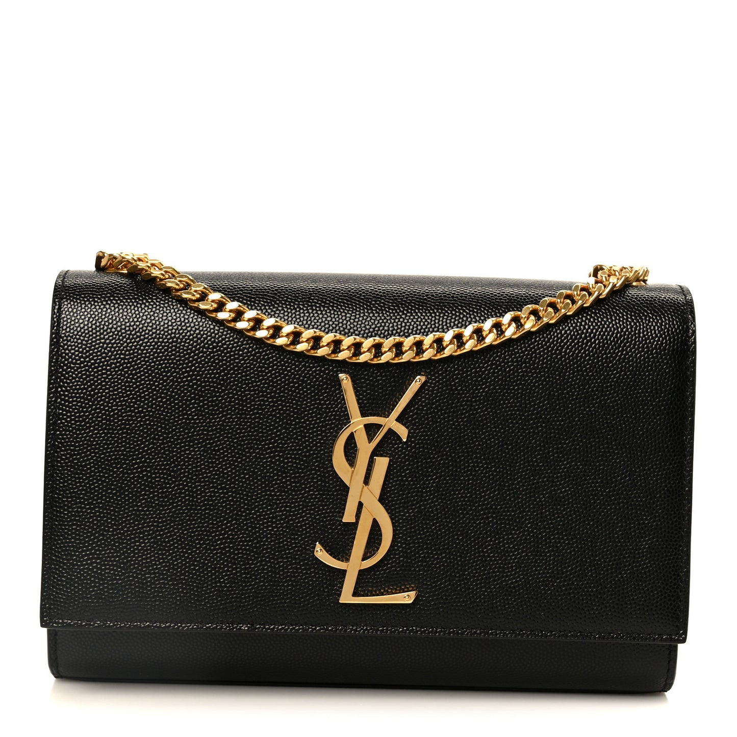 Grain De Poudre Small Monogram Kate Satchel Black