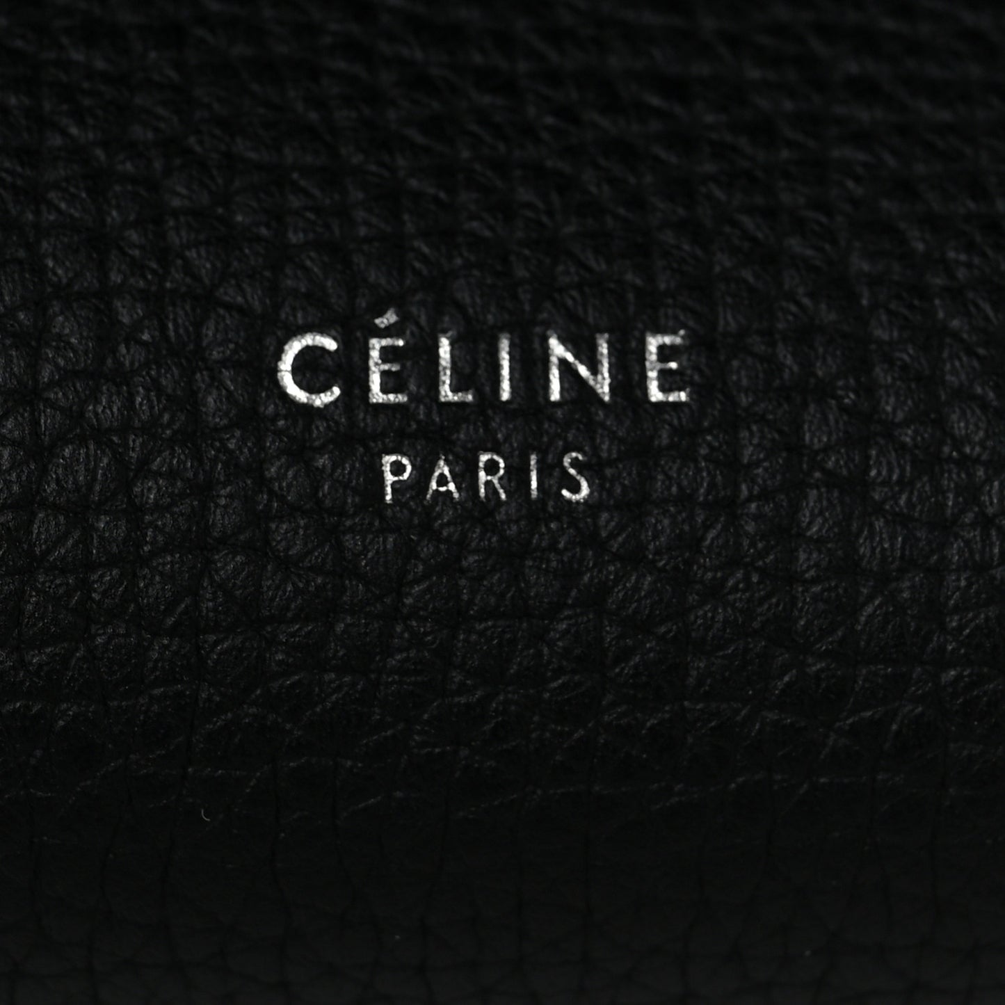 Supple Grained Calfskin Small Long Strap Big Bag Black