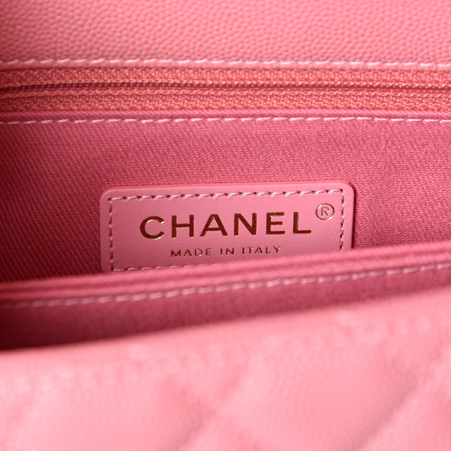 Chanel Caviar Quilted Mini Coco Handle Flap Pink 5 of 9