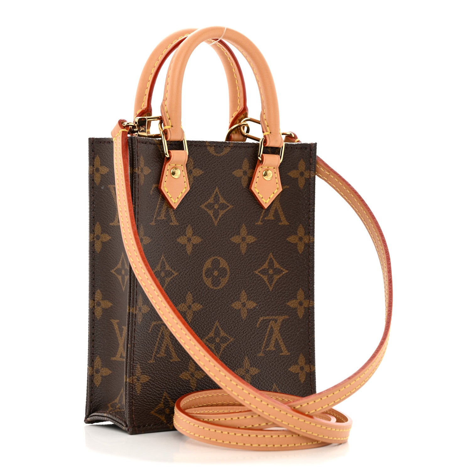 Louis Vuitton Monogram Petit Sac Plat 3 of 13