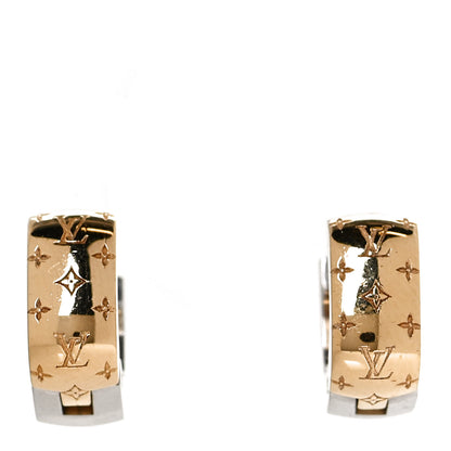 Louis Vuitton Nanogram Earrings Gold 1 of 4