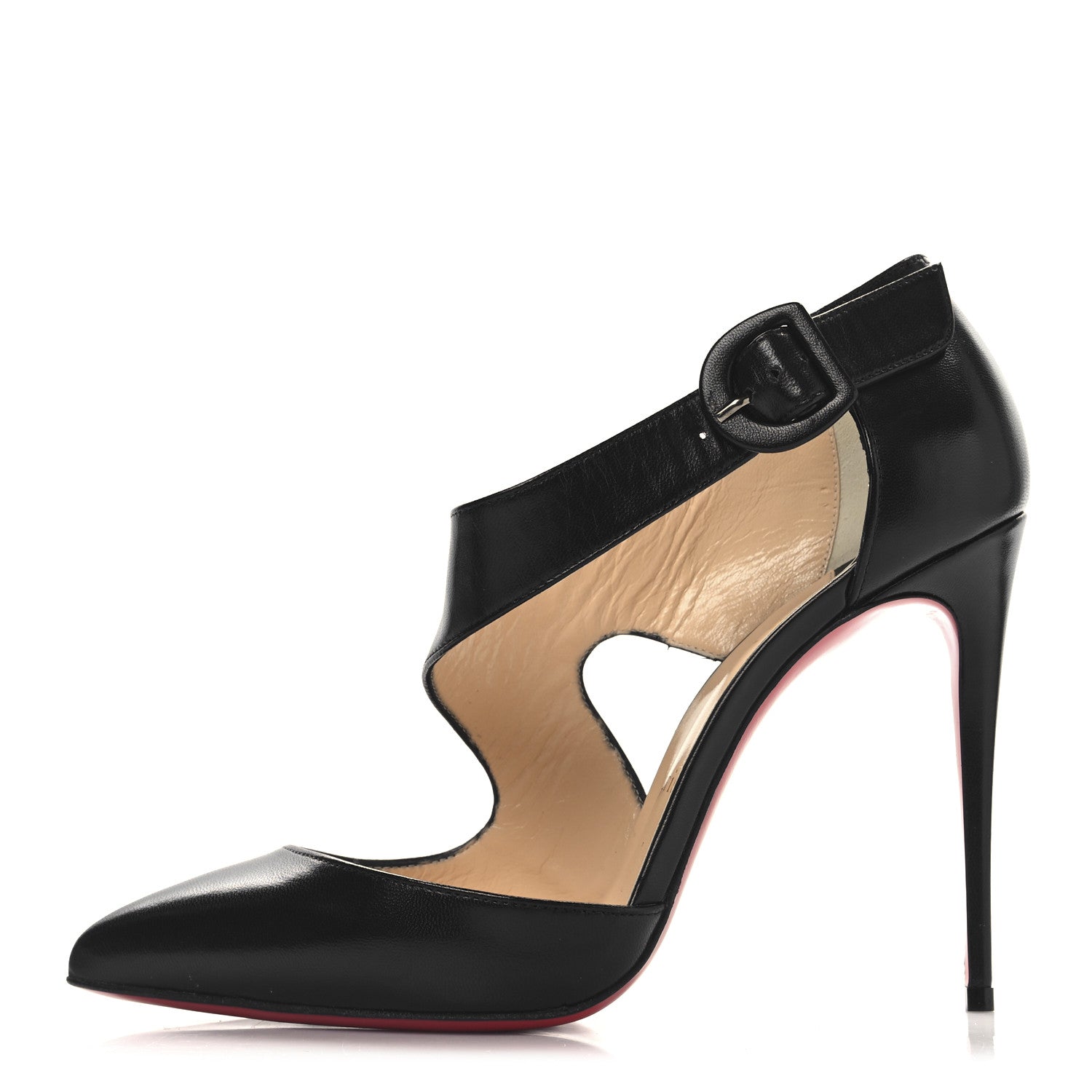 Christian Louboutin Shiny Nappa Sharpeta 100 Pumps 39 Black 10 of 18