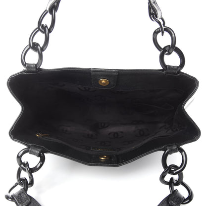 Chanel Caviar CC Tote Black 5 of 12