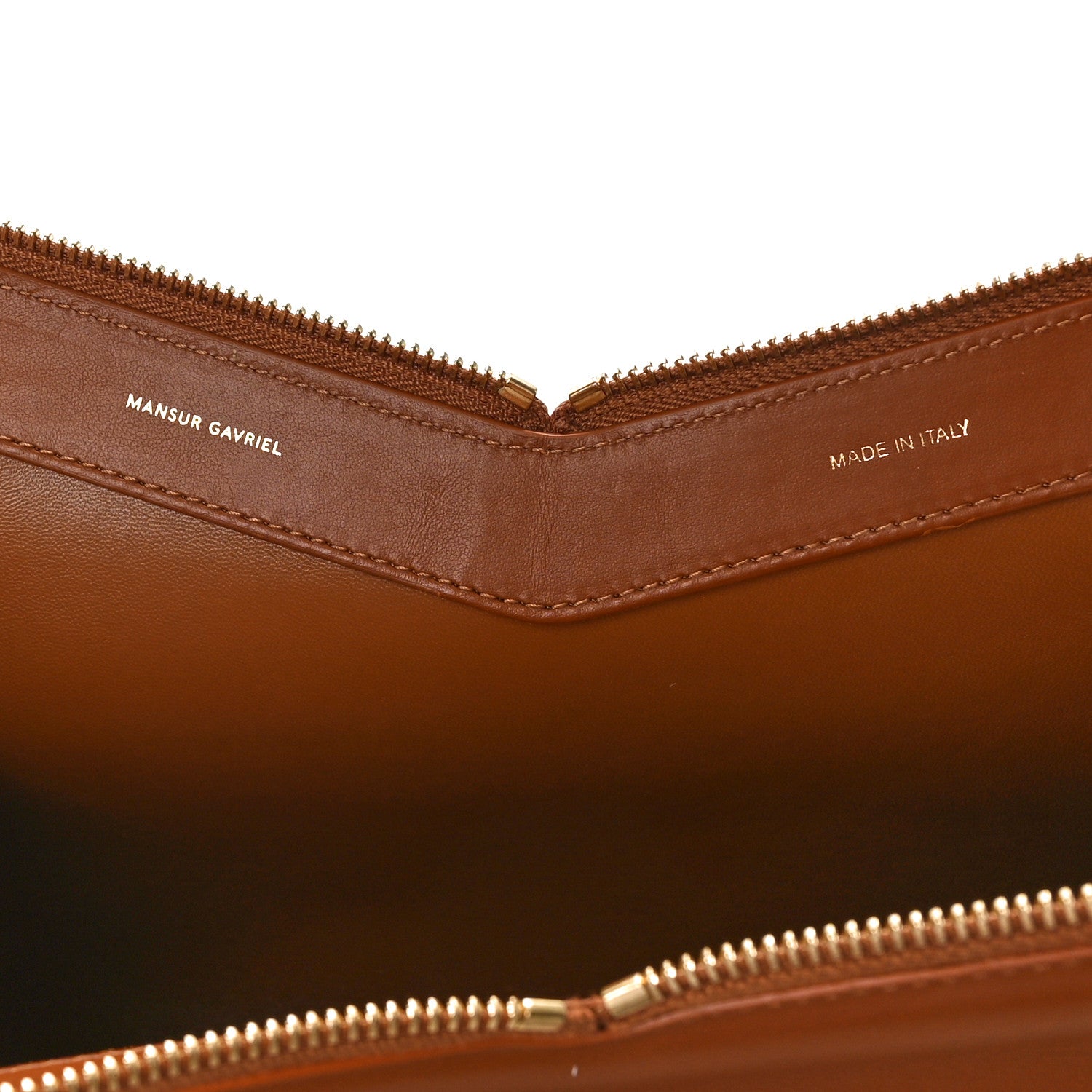 Mansur Gavriel Smooth Calfskin M Frame Bag Camel 5 of 8