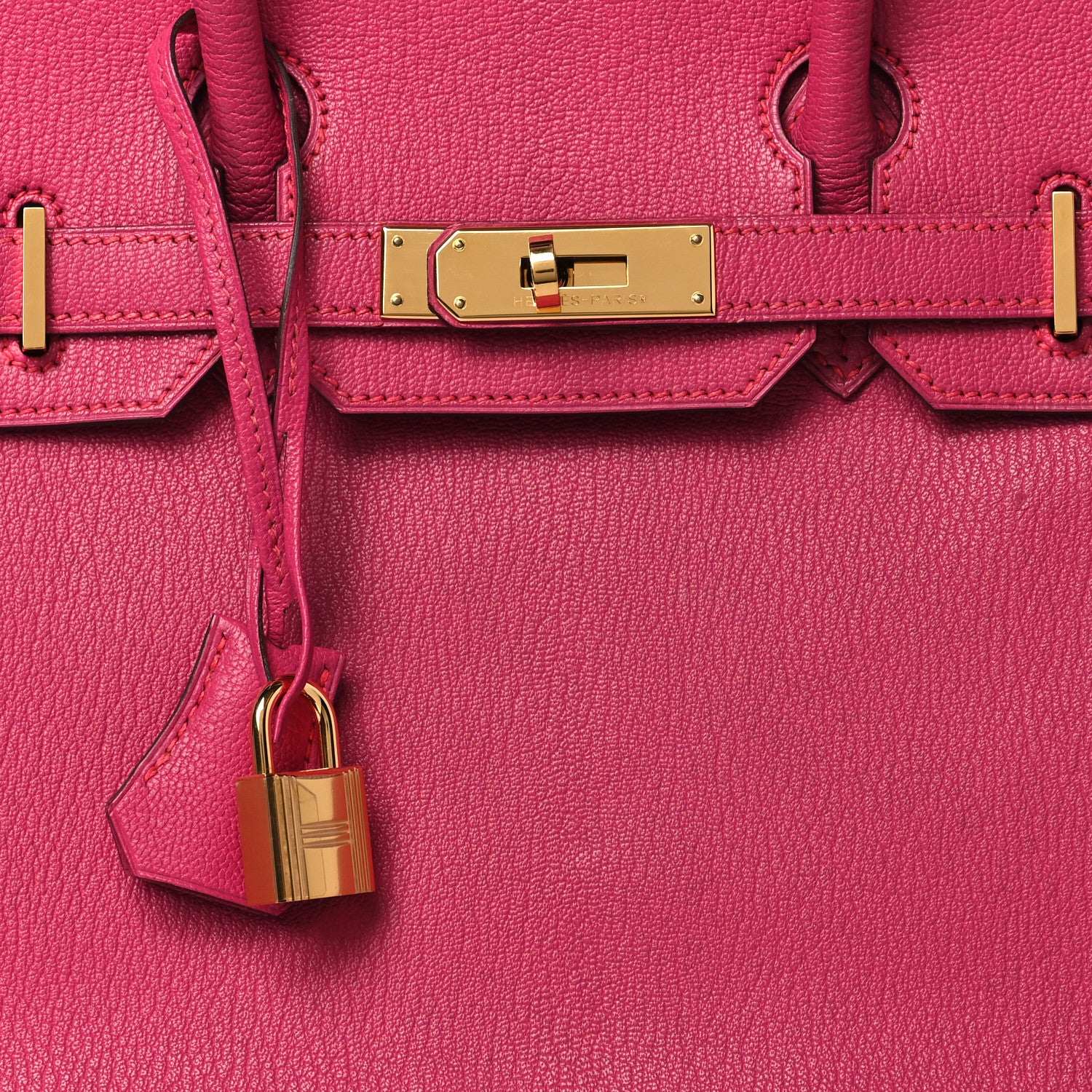 Hermes Chevre Mysore Birkin 30 Rose Shocking 7 of 16