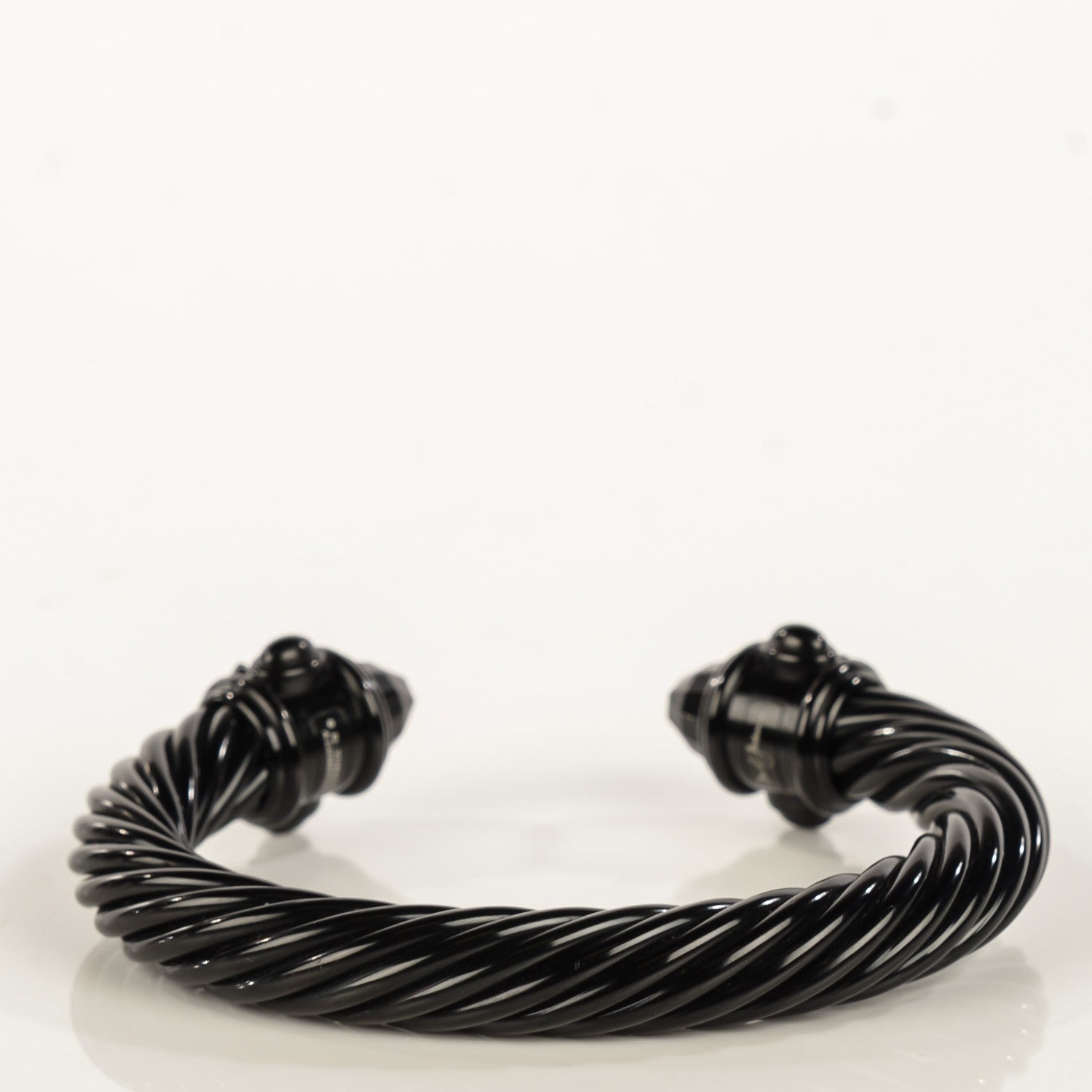 David Yurman Aluminum 10mm Renaissance Cable Bracelet Black 3 of 6