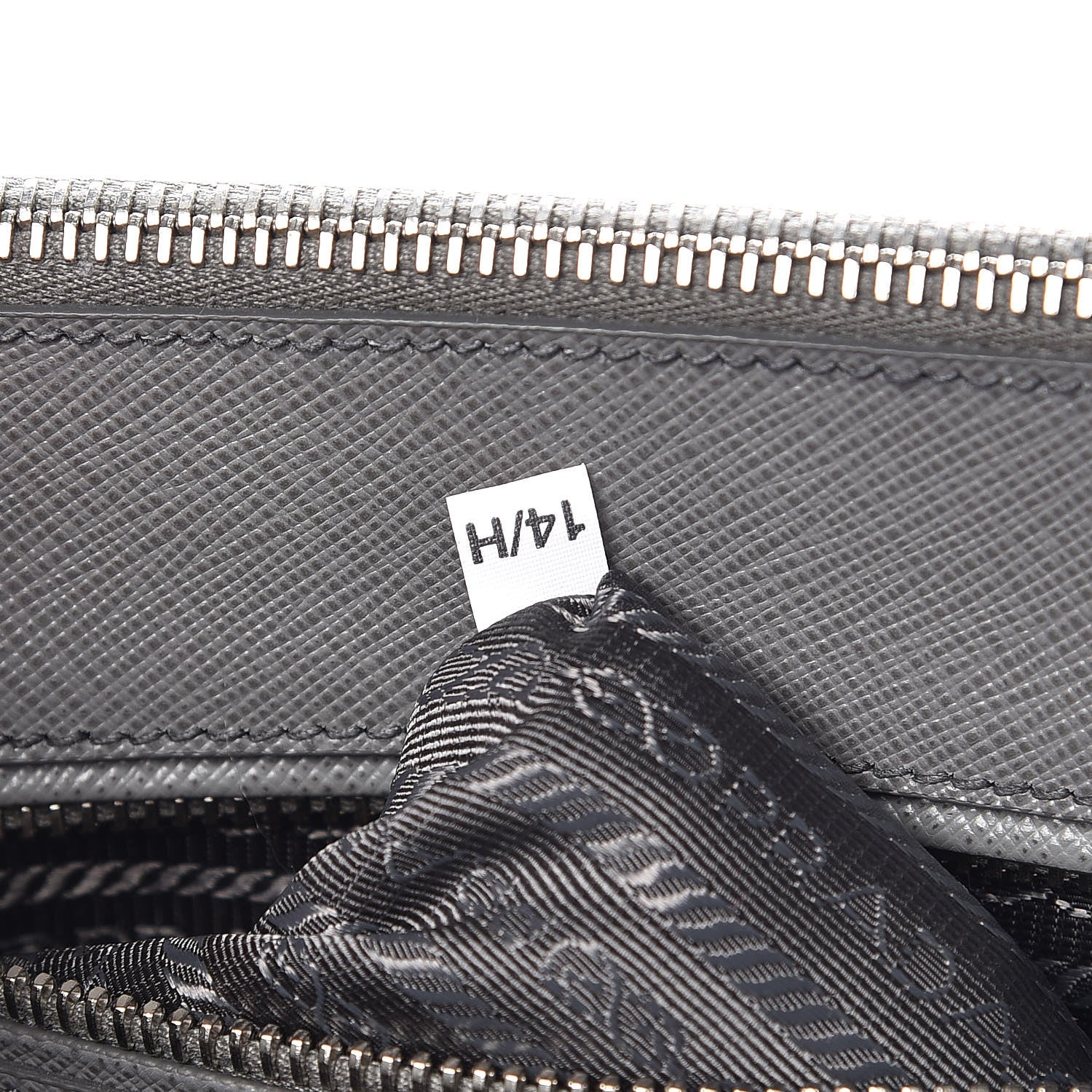 Prada Saffiano Small Galleria Double Zip Tote Marmo 9 of 9