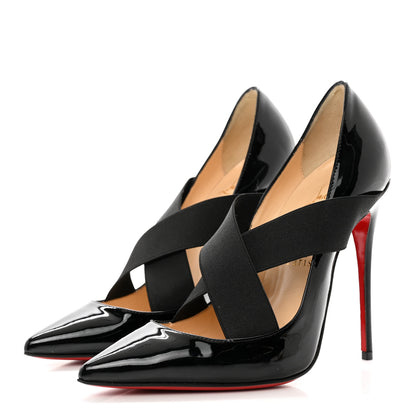 Christian Louboutin Patent Sharpstagram 100 Pumps 36.5 Black 3 of 7