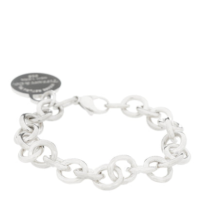 Tiffany Sterling Silver Return to Tiffany Round Tag Charm Bracelet 2 of 5