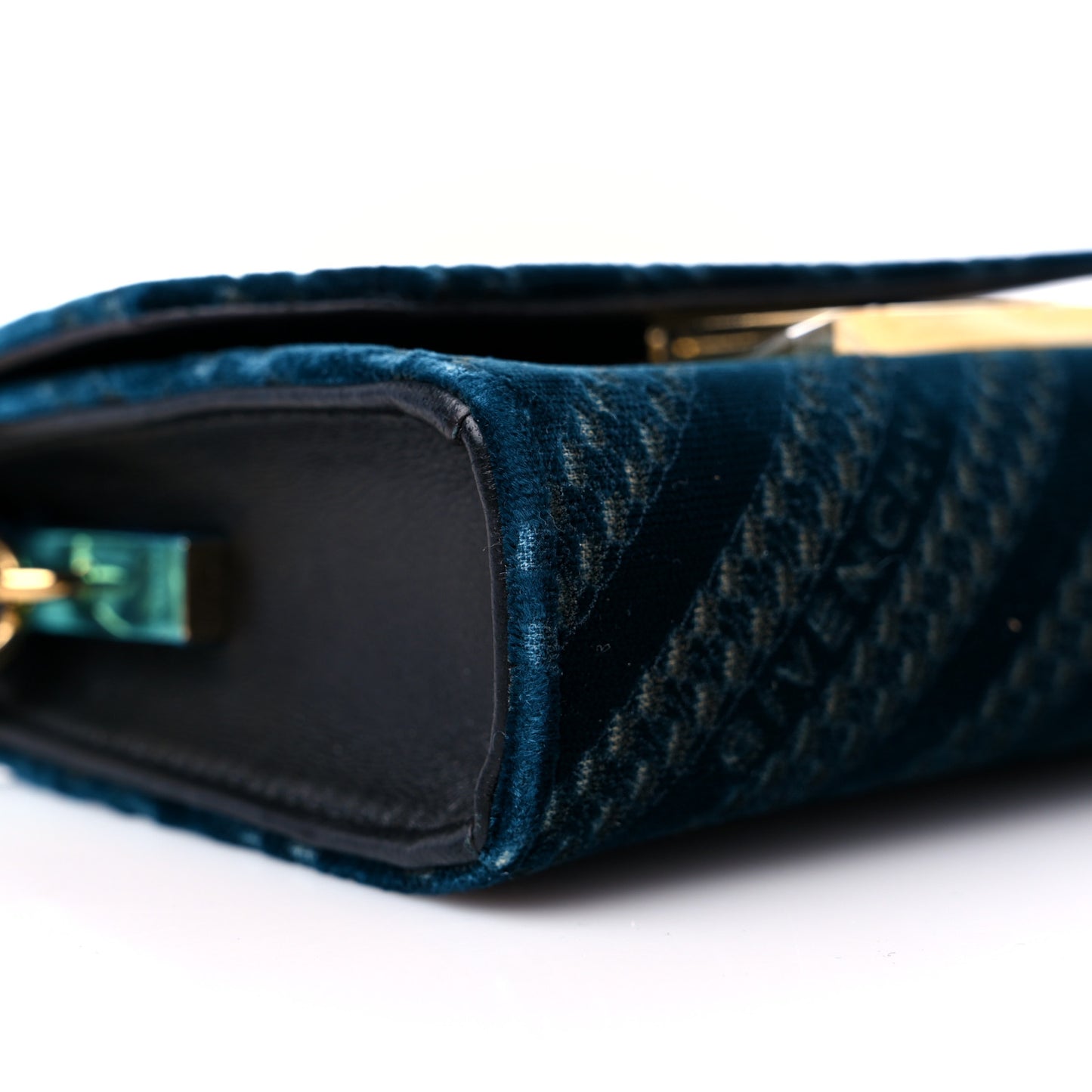Velvet Logo Nano Eden Shoulder Bag Blue