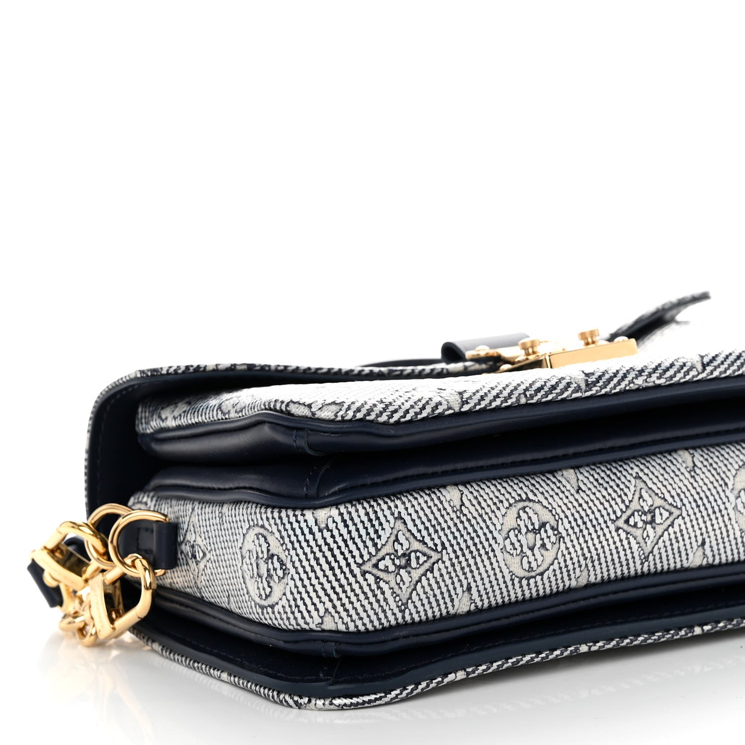 Louis Vuitton Monoglam Pochette Metis East West Blue 8 of 9