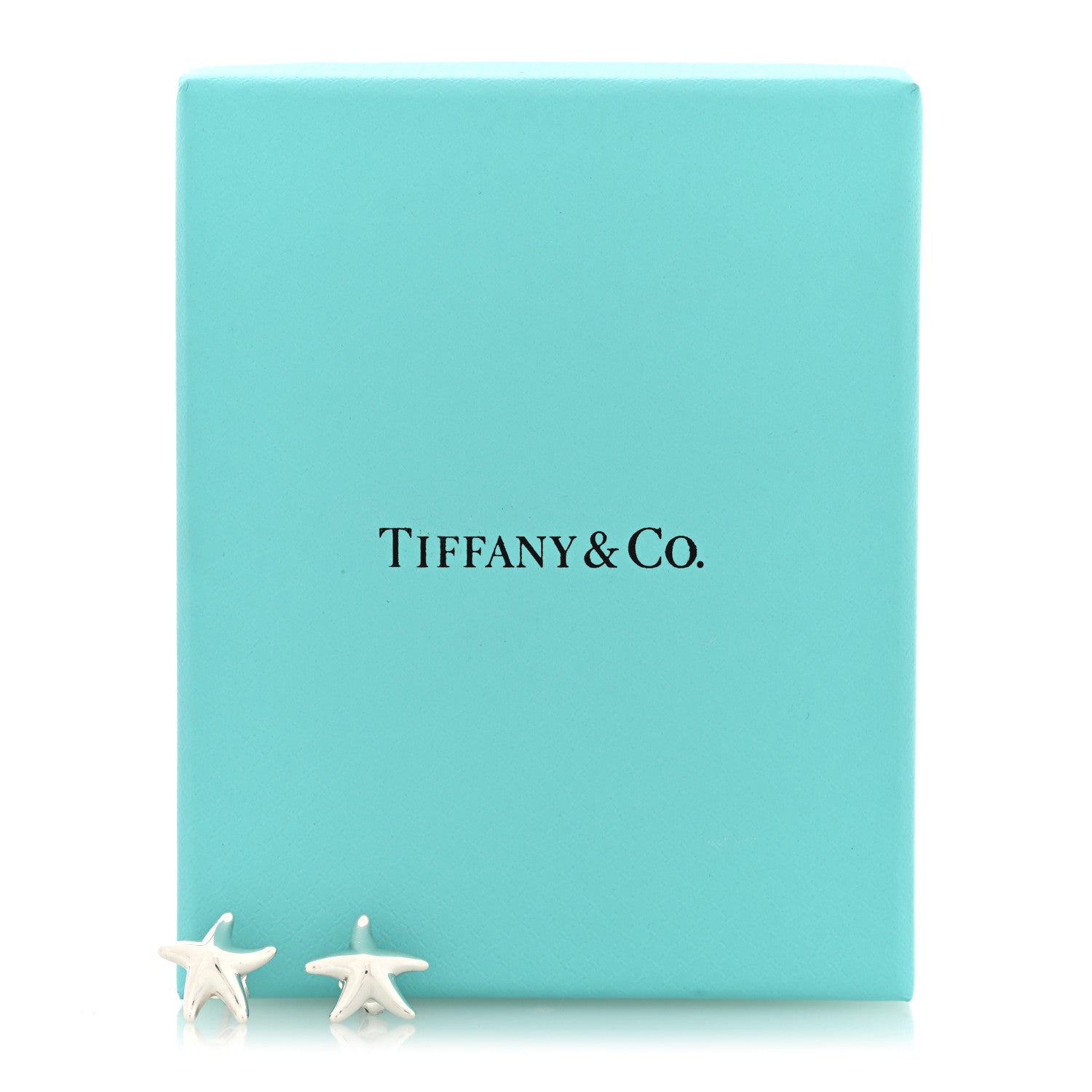 Tiffany Sterling Silver 12mm Elsa Peretti Starfish Earrings 5 of 5