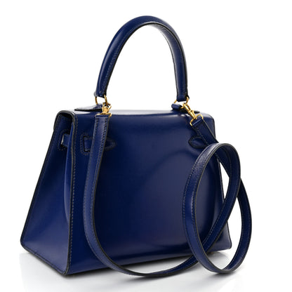 Hermes Box Mini Kelly Sellier 20 Bleu Saphir 3 of 14