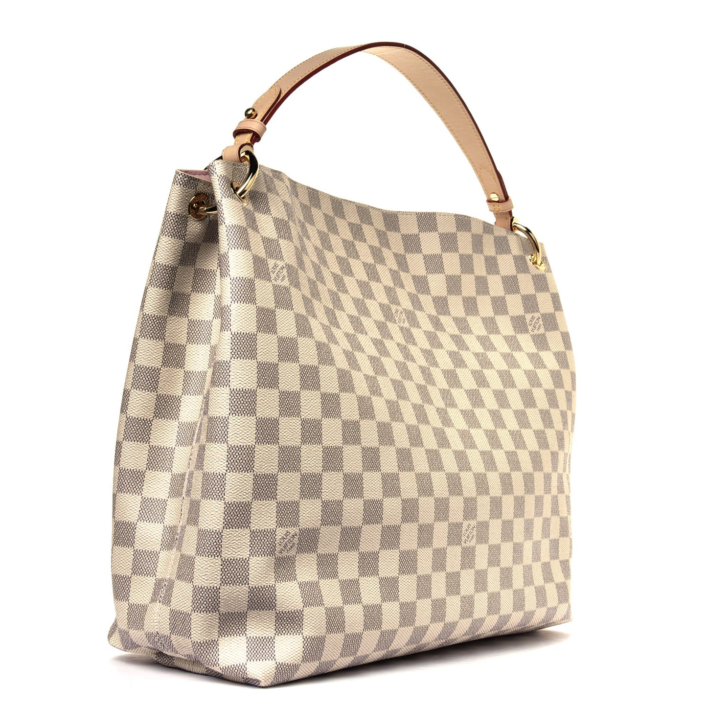 Damier Azur Graceful MM Rose Ballerine