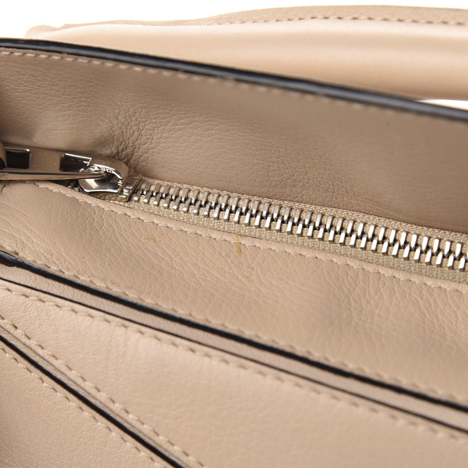 Loewe Calfskin Small Puzzle Bag Light Oat 8 of 11