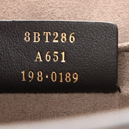 Fendi Vitello Century F is Fendi Bi-Color FF 1974 Embossed Small Kan I Shoulder Bag Maya Black 7 of 10
