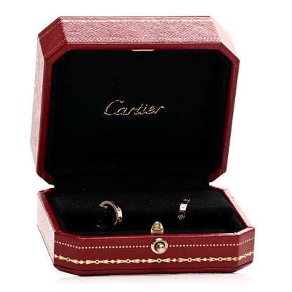 Cartier 18K Pink Gold Small LOVE Hoop Earrings 5 of 5