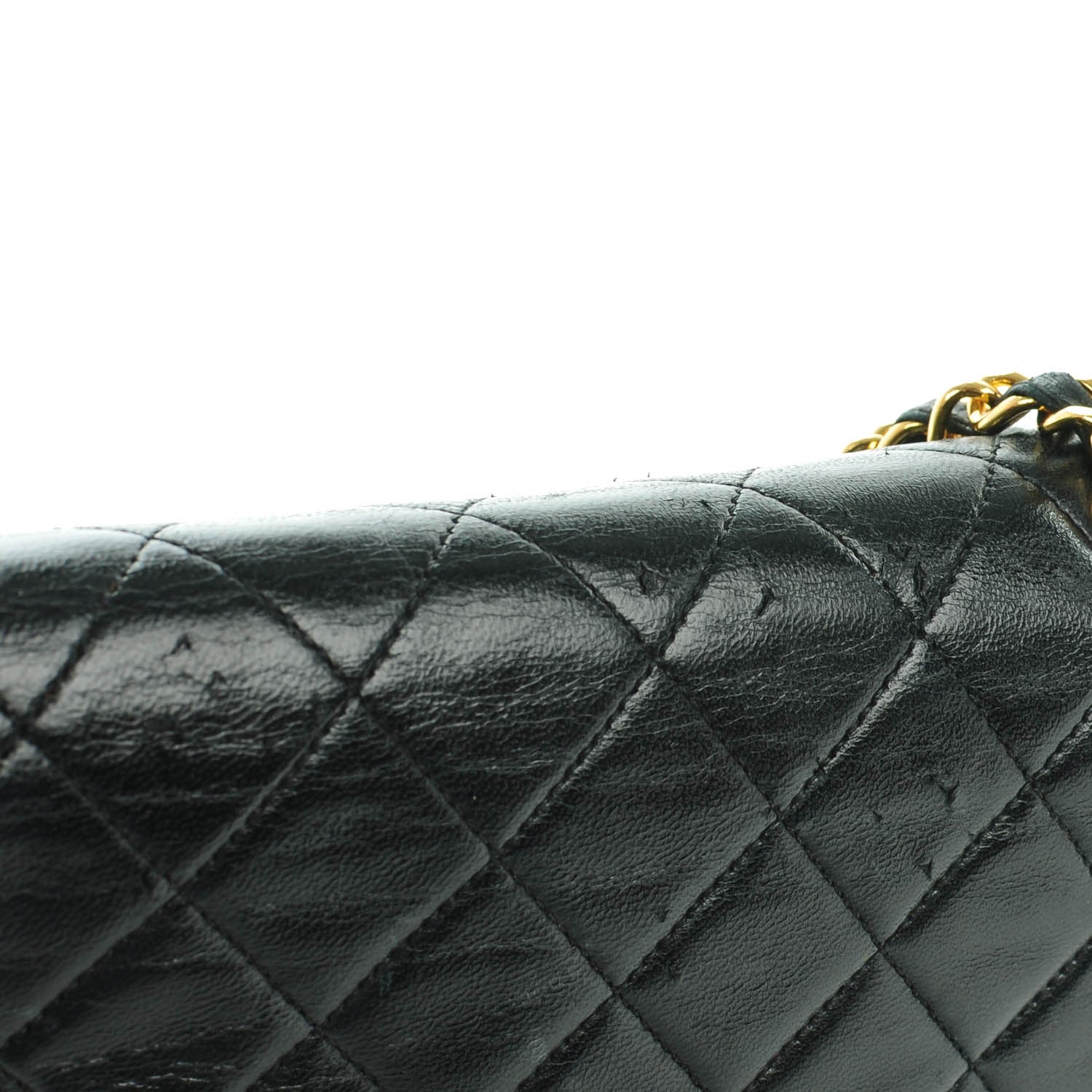 Chanel Lambskin Quilted Medium Double Flap Black 5 of 8