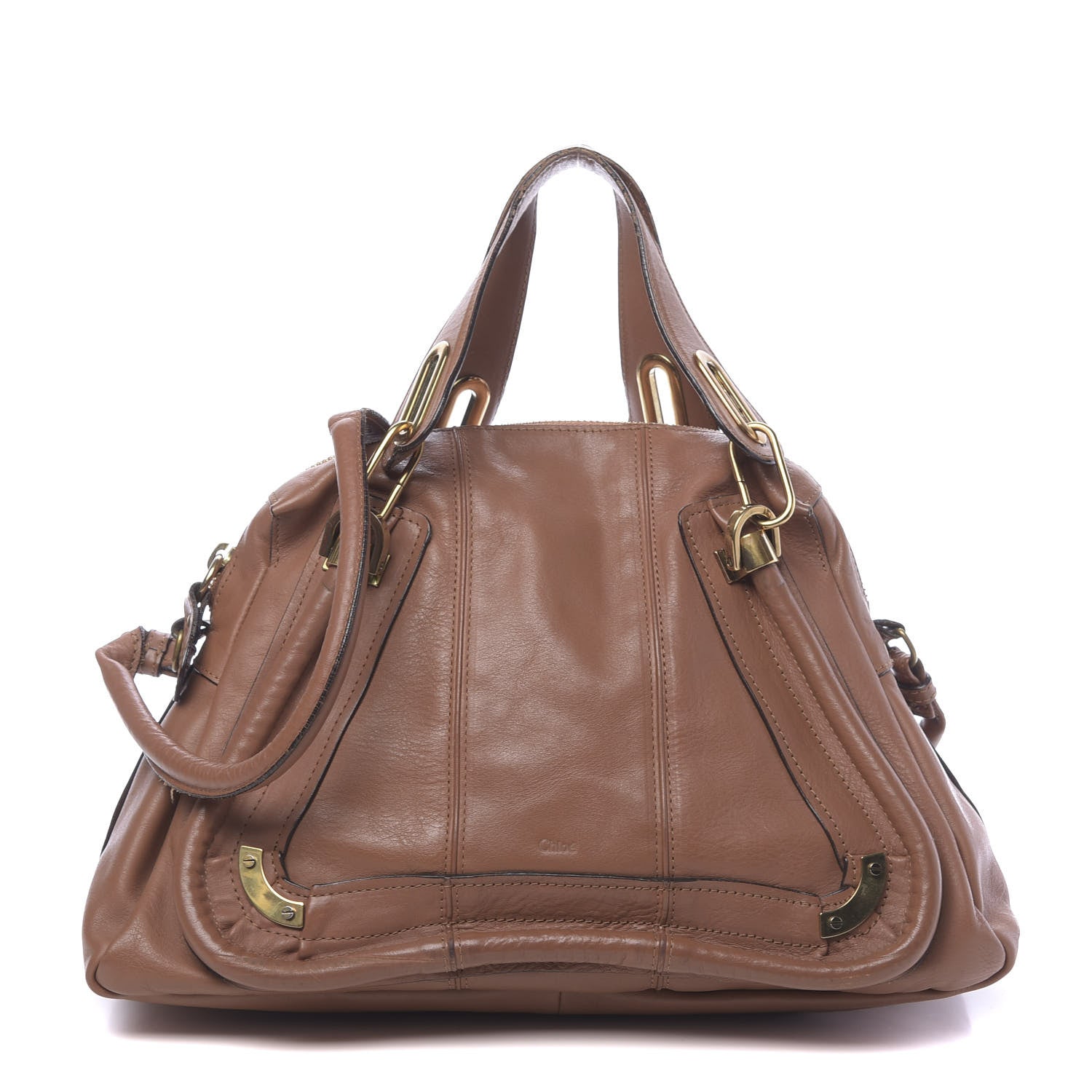 Chloe Calfskin Medium Paraty Speculoos Brown 1 of 17