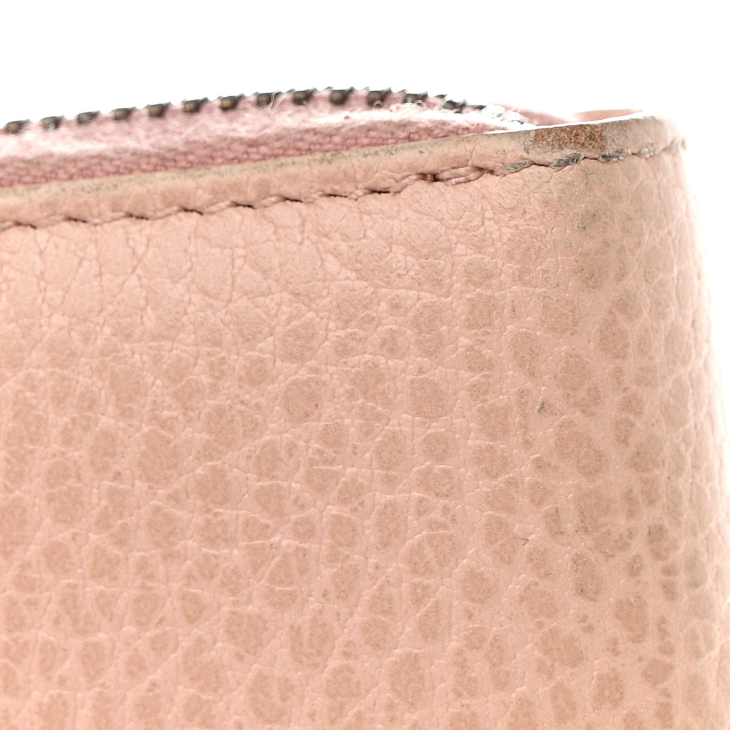 Gucci Calfskin Butterfly Farfalla Zip Around Wallet Perfect Pink 11 of 12