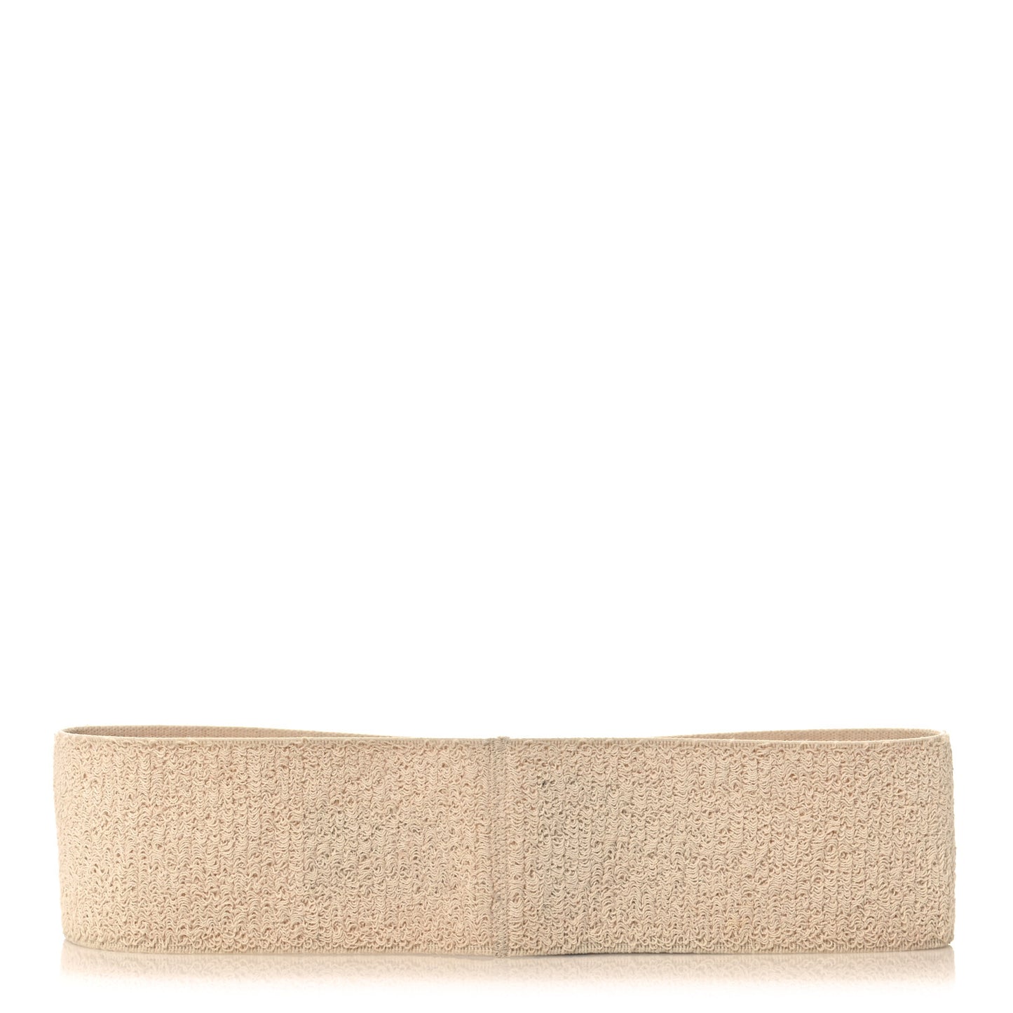 Cotton Elastic Gucci Logo Headband White