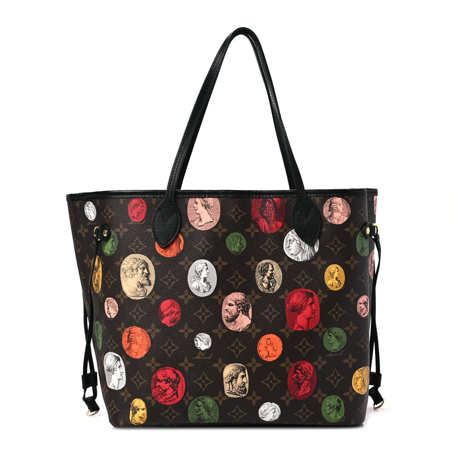 X FORNASETTI Monogram Cameo Neverfull MM