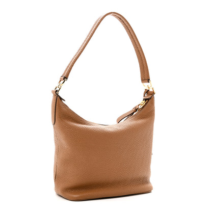 Prada Vitello Daino Soft Mini Shoulder Bag Caramel 3 of 9