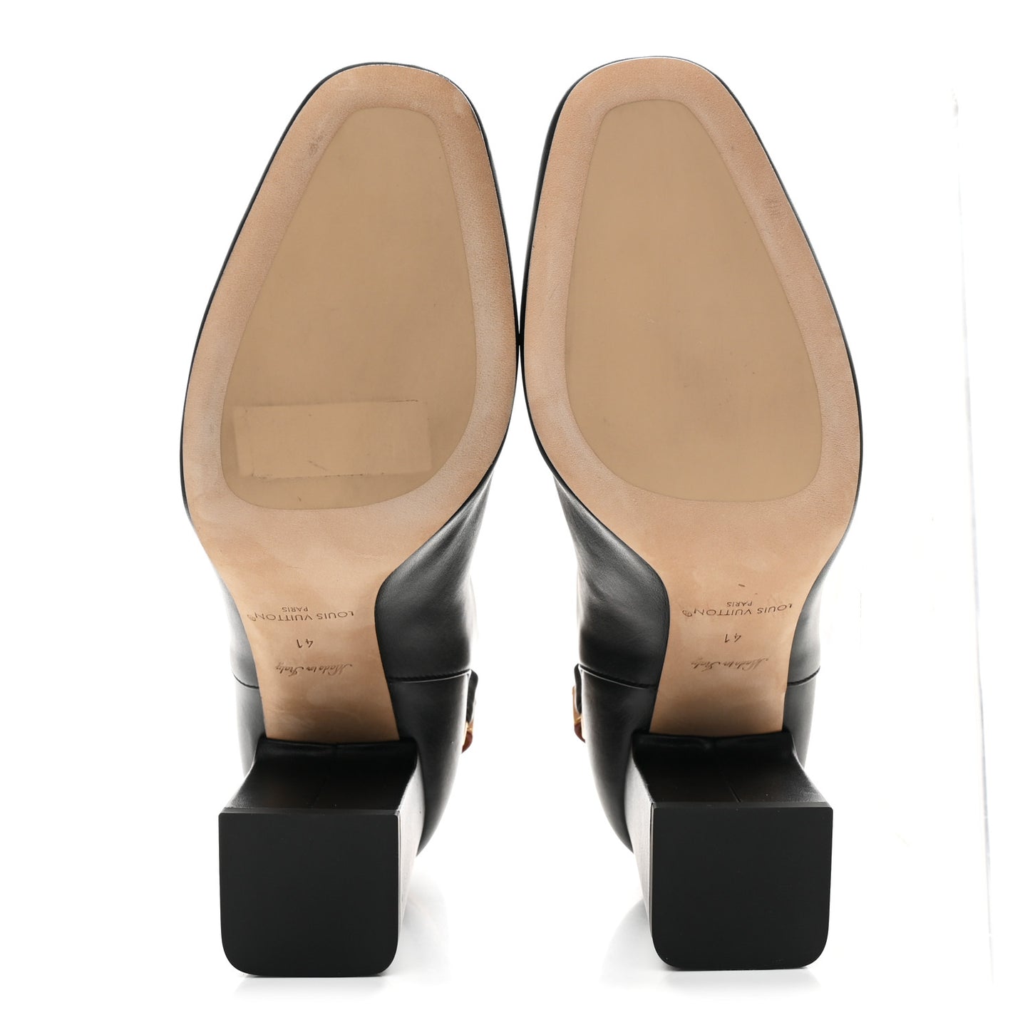 Calfskin Belted Parisienne Ankle Boots 41 Black