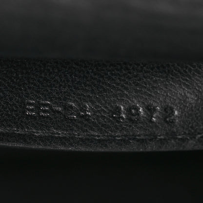 Salvatore Ferragamo Calfskin Quilted Medium New Gancini Shoulder Bag Black 7 of 13