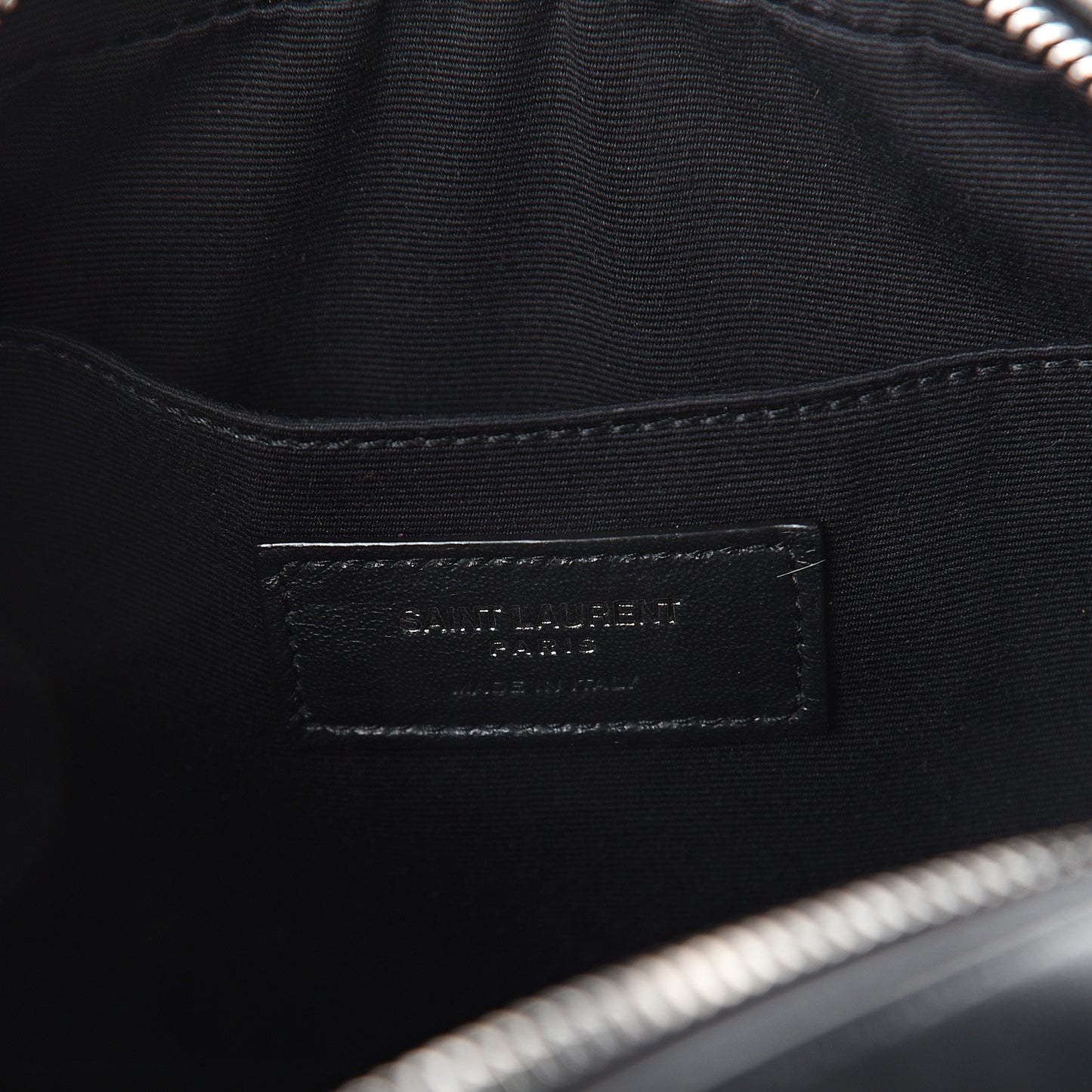 Calfskin Matelasse Monogram Lou Camera Bag Black