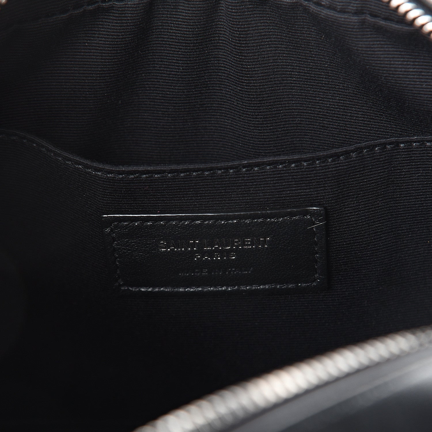 Saint Laurent Calfskin Matelasse Monogram Lou Camera Bag Black 5 of 7