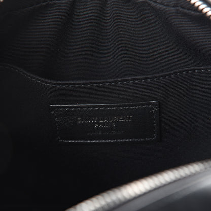 Saint Laurent Calfskin Matelasse Monogram Lou Camera Bag Black 5 of 7