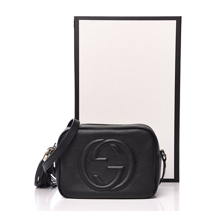 Gucci Pebbled Calfskin Small Soho Disco Bag Black 10 of 10