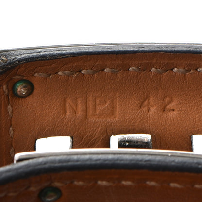 Hermes Chamonix Kelly Dog Bracelet Black 6 of 6