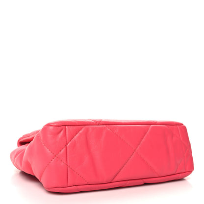 Chanel Goatskin Quilted Medium Chanel 19 Flap Coral 4 of 10