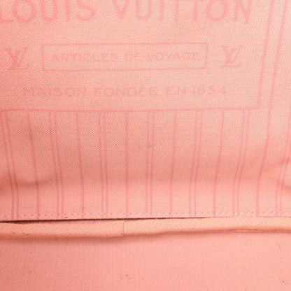 Louis Vuitton Damier Azur Neo Neverfull MM Rose Ballerine 11 of 20
