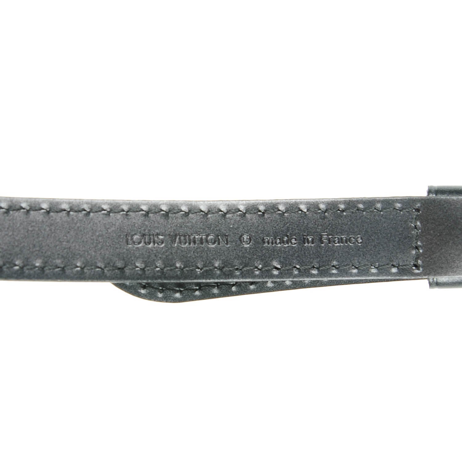 Louis Vuitton Epi Adjustable Shoulder Strap 16mm Anthracite Nacre 4 of 5