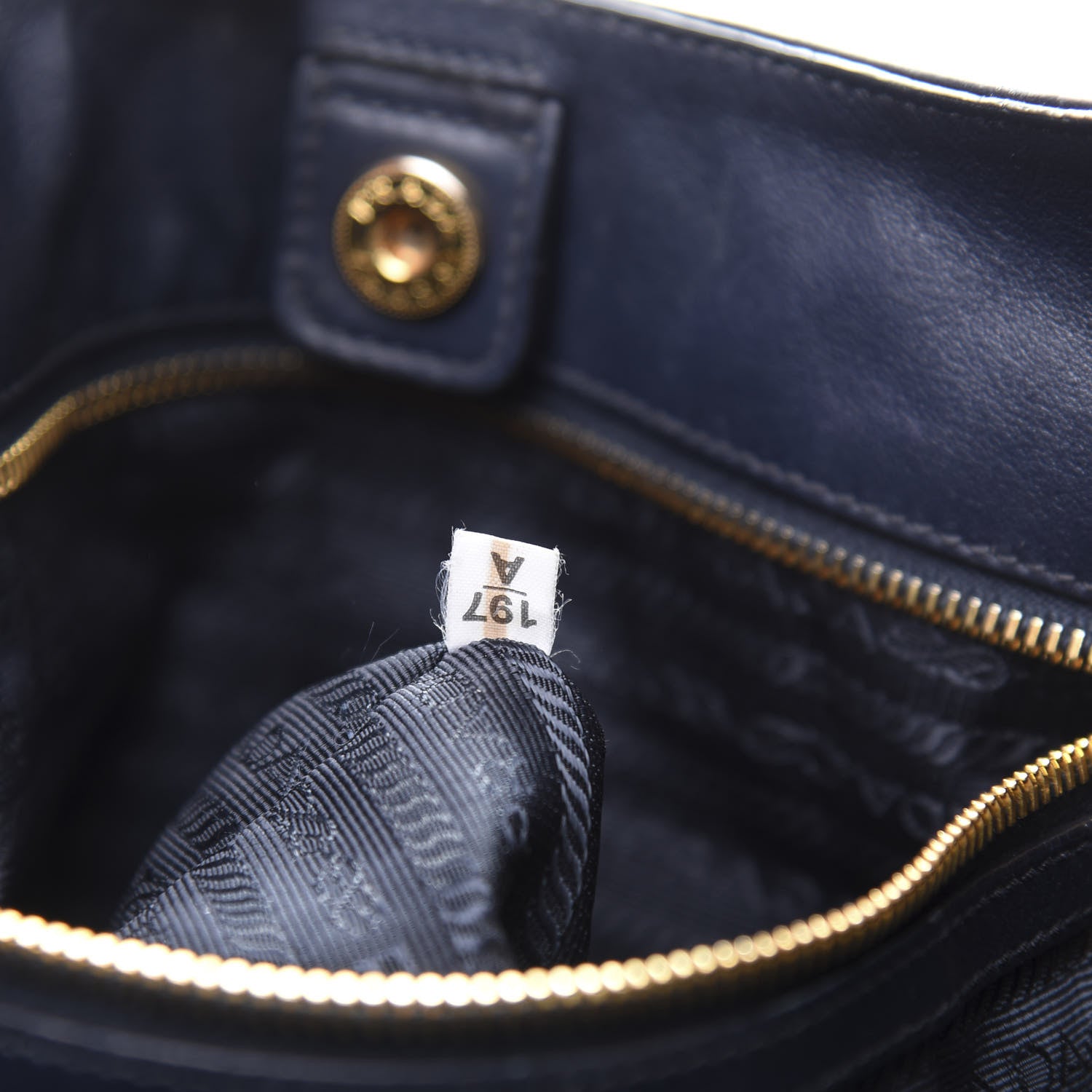 Prada Soft Calf Chain Tote Baltico 9 of 16