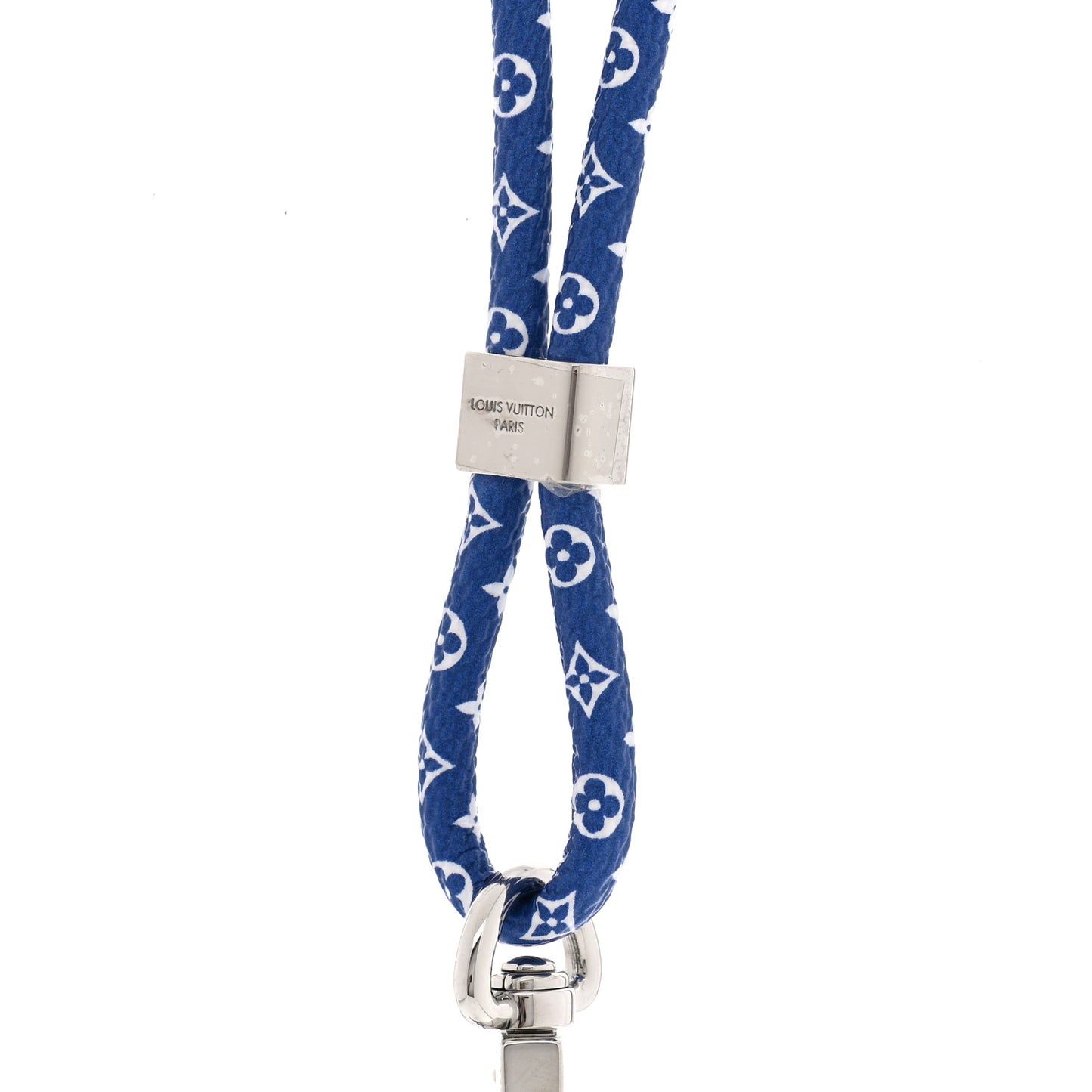 Monogram Silicone Louise Phone Holder Blue