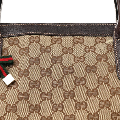 Gucci Monogram Medium Princy Tote Dark Brown 8 of 10