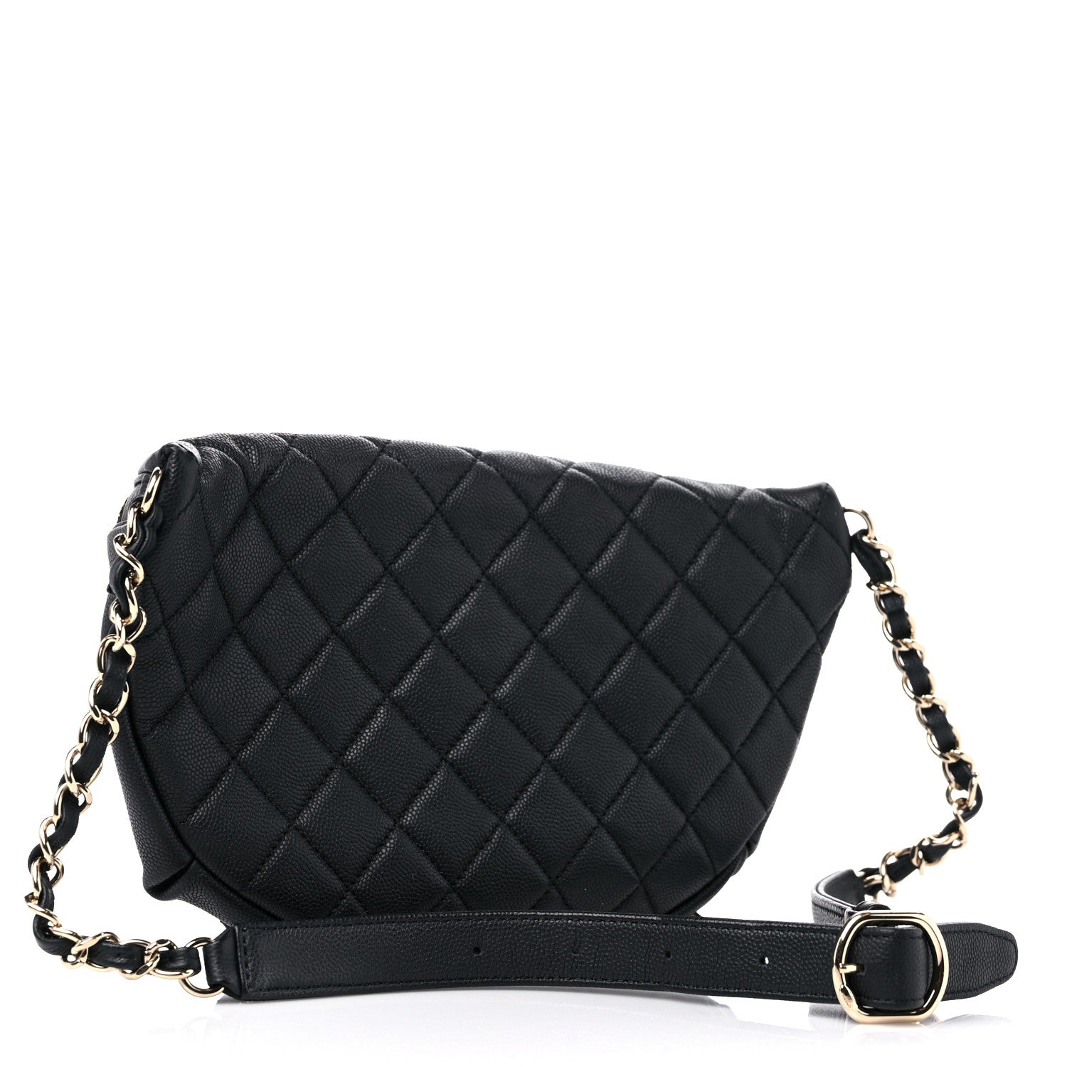 Chanel Caviar Quilted Business Affinity Waist Belt Bag Black 3 of 10
